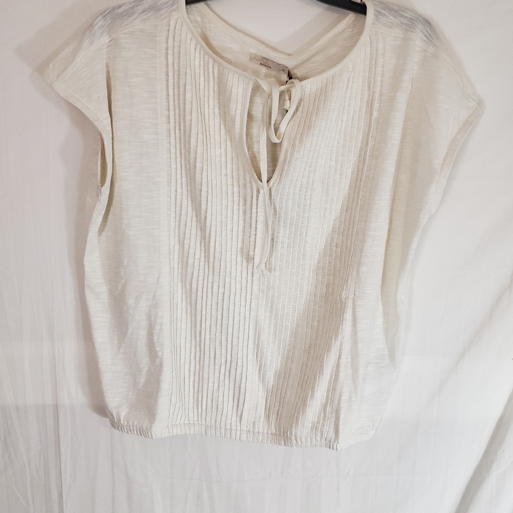 Prana Women's Small Ocupas Popover Top Soft White New with Tags - Picture 4 of 6